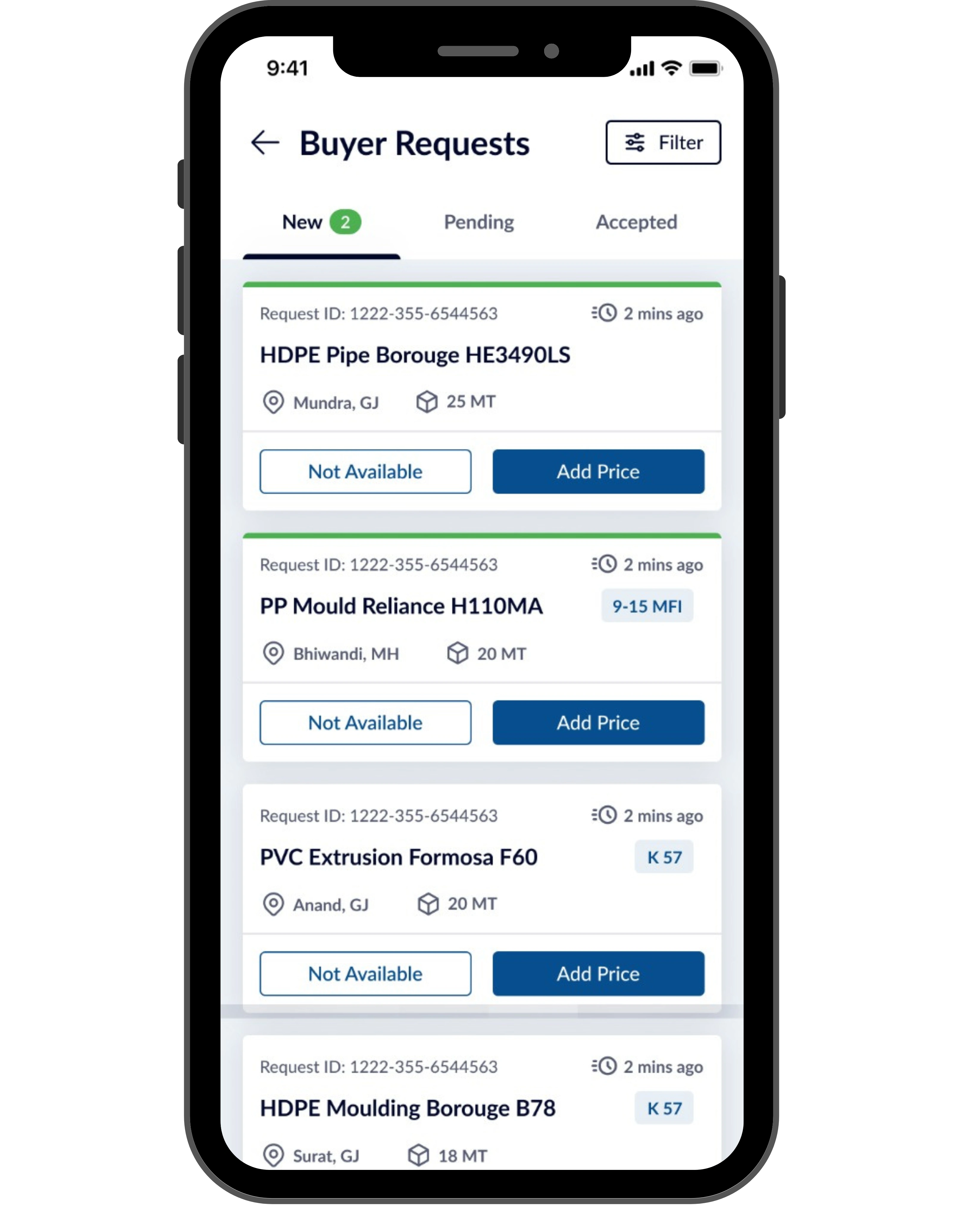 BSB Seller App Screen 4