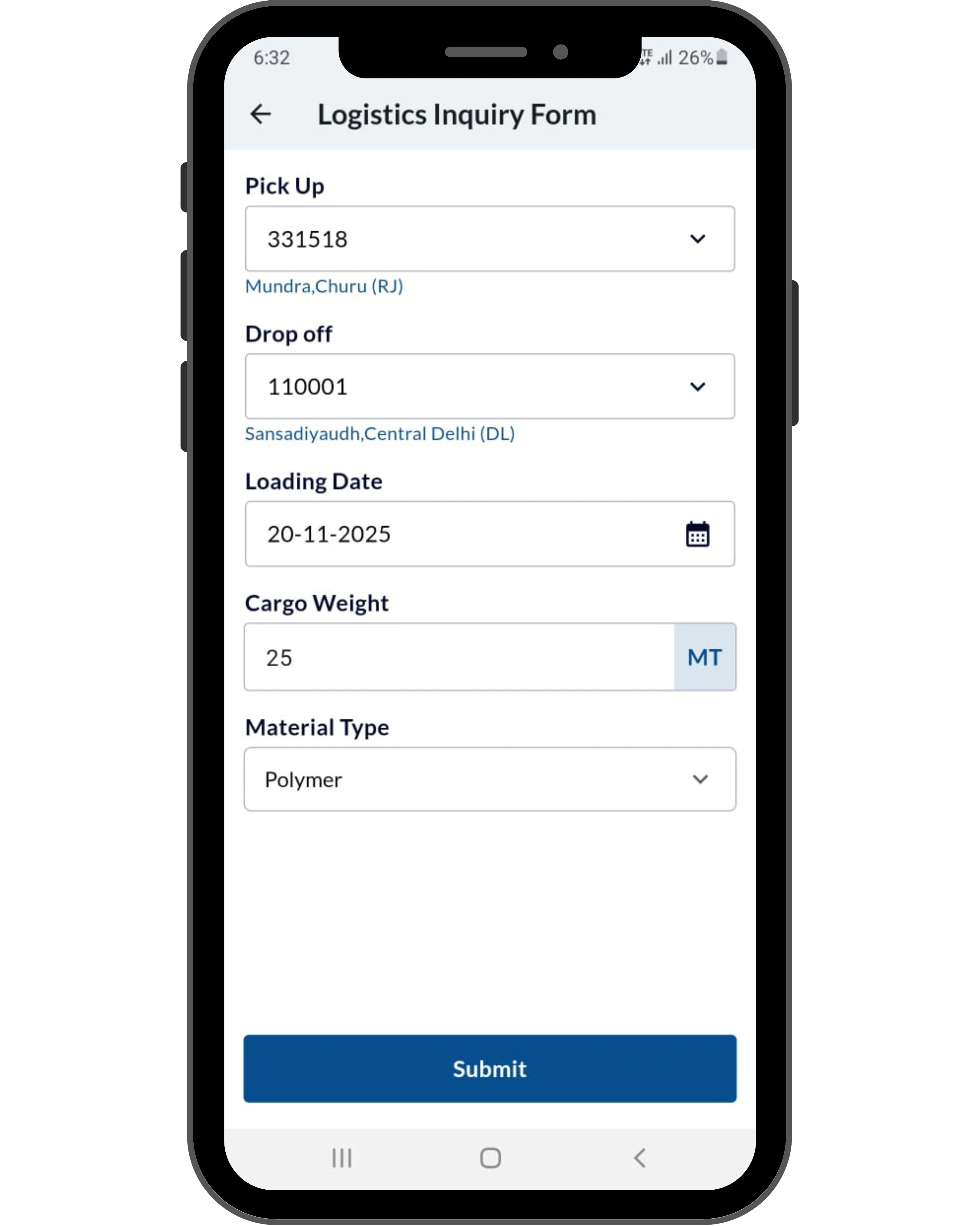 BSB Seller App Screen 5