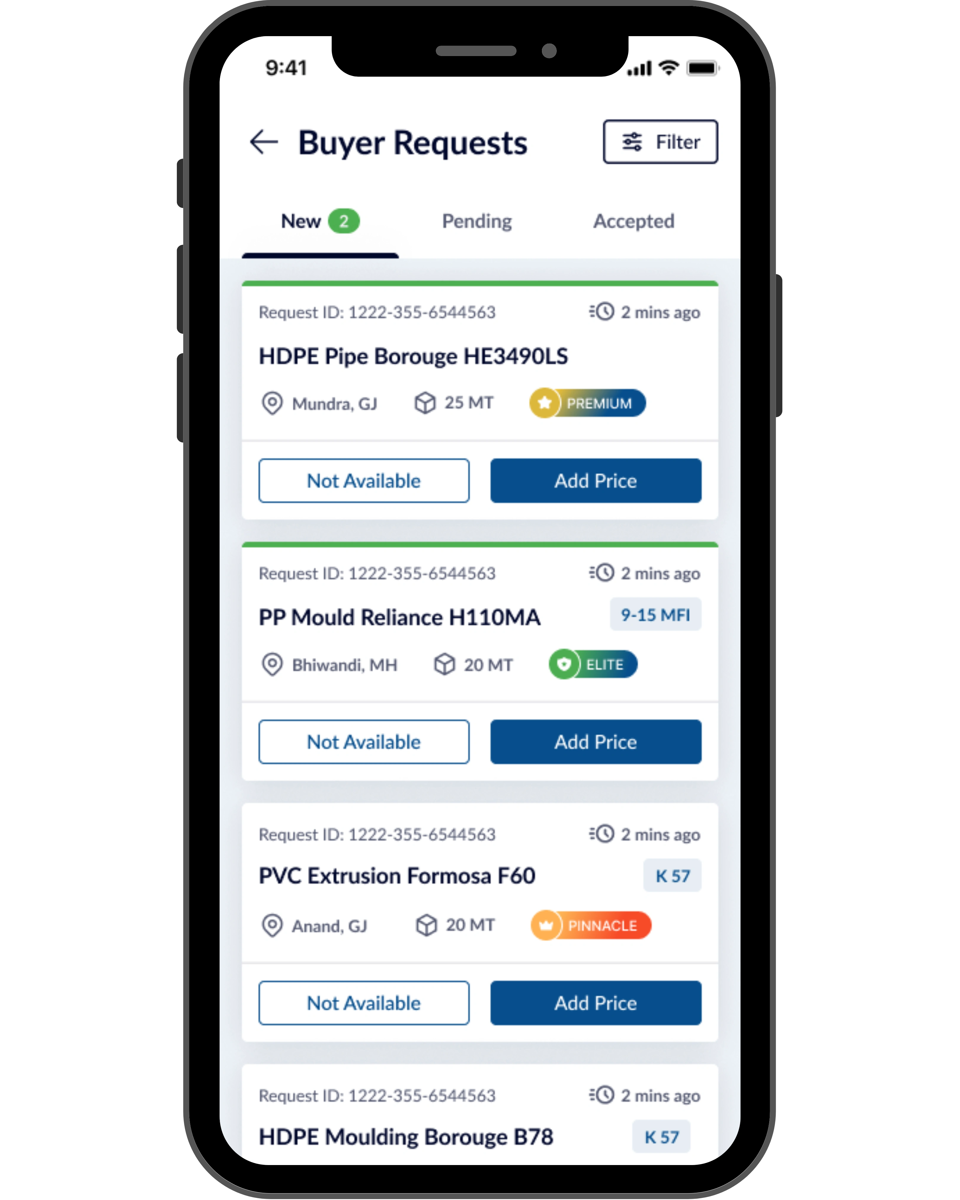 BSB Seller App Screen 6